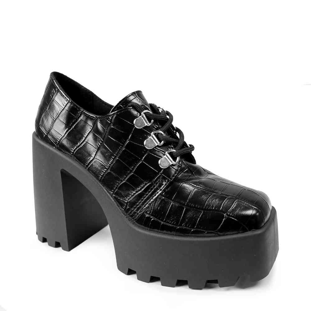 Altercore - Lena Talons plateforme - Noir